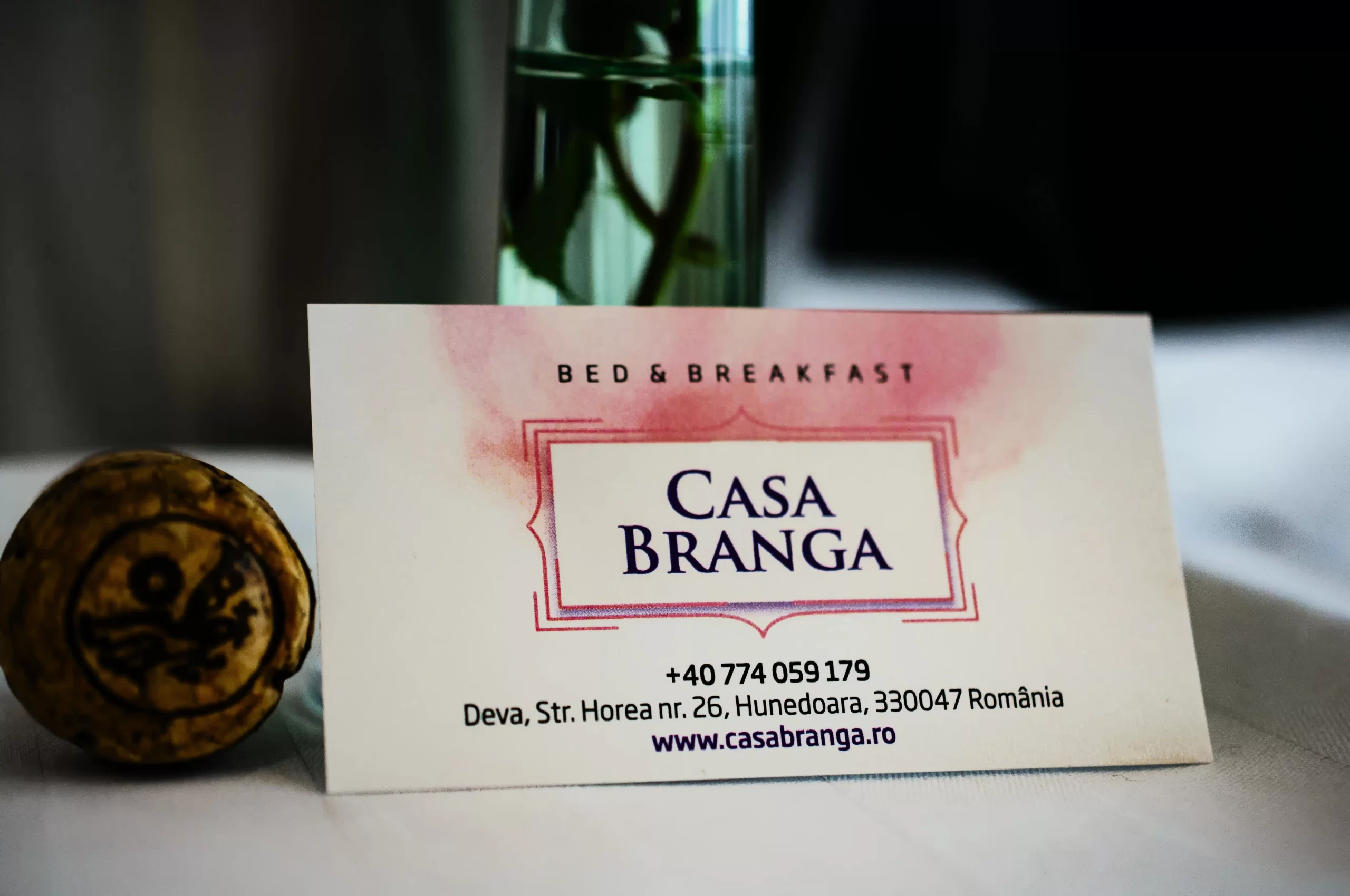 Casa Branga carte de vizita